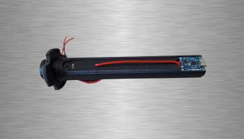 Baton Griff Griff des Baton mit Innenleben.